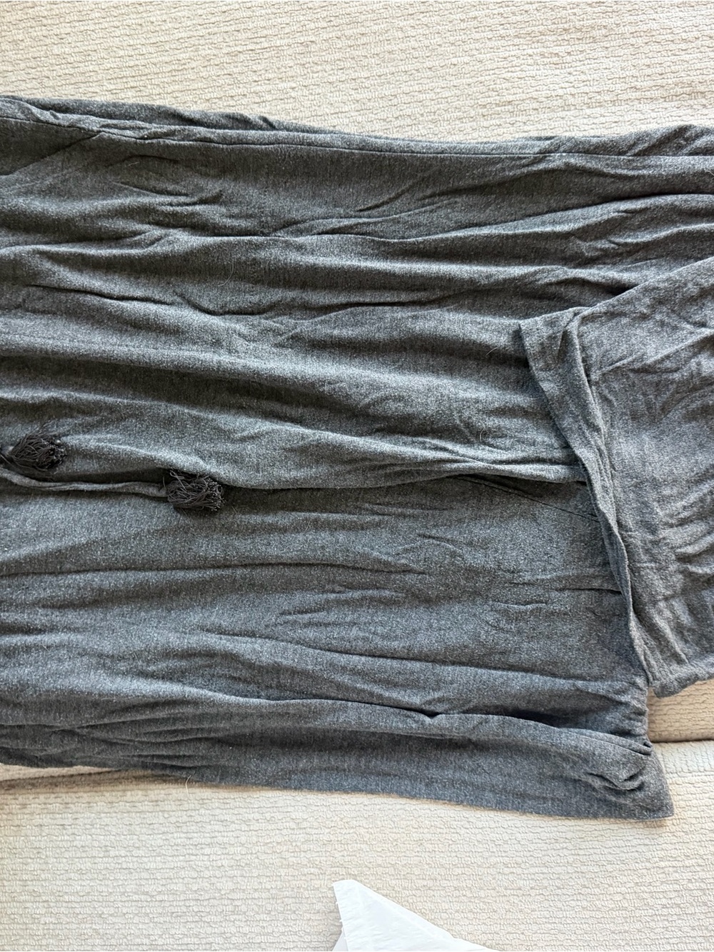 stars above Charcoal Rib Knit Maxi Skirt